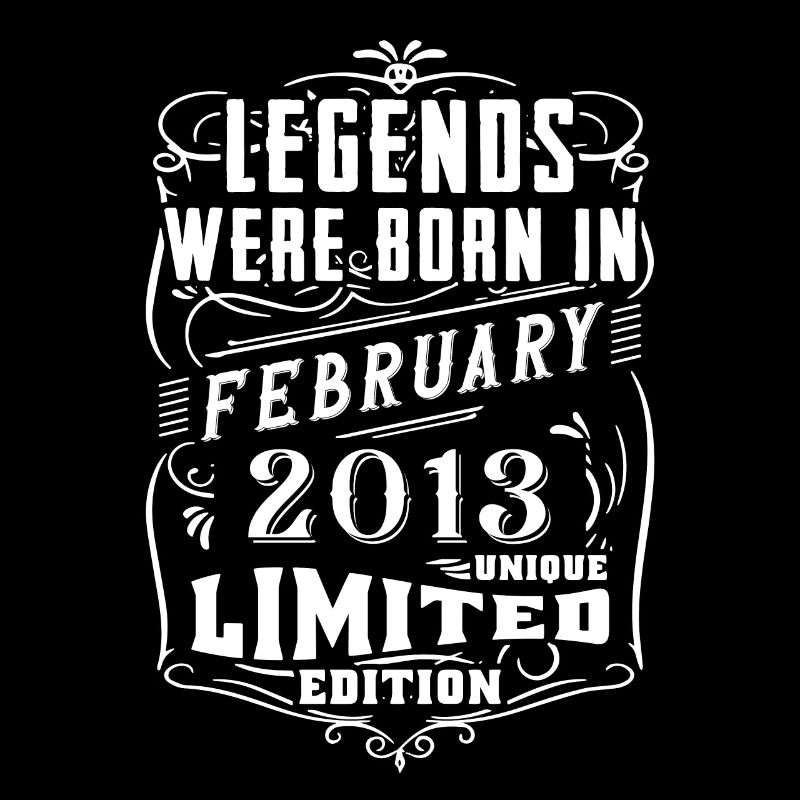Anniversaire Février 2013 Année Edition Limitée