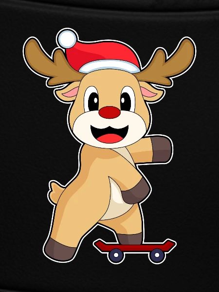 Reindeer Christmas Skateboard