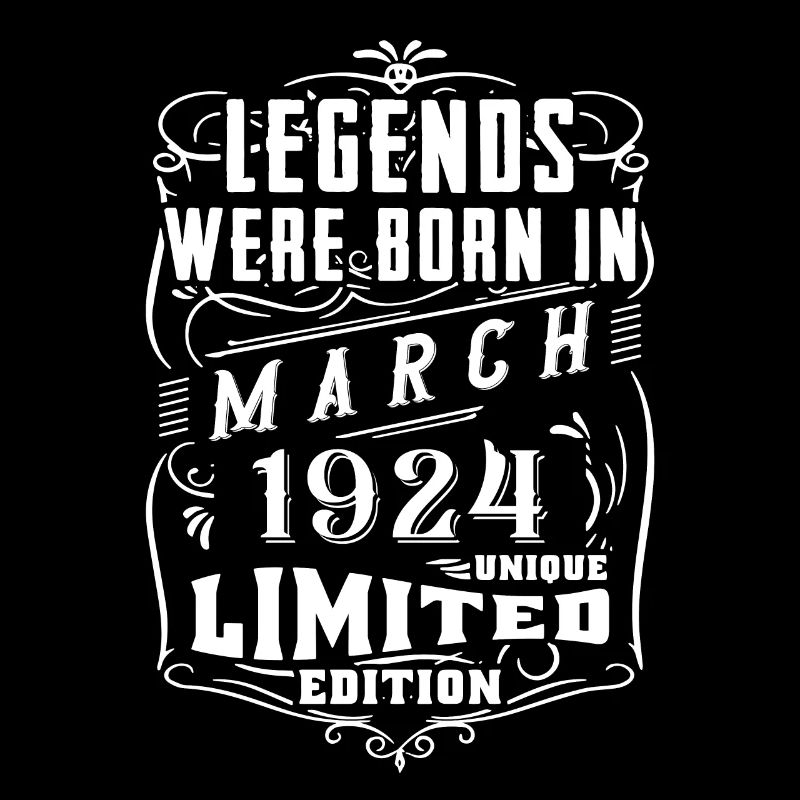 Anniversaire Mars 1924 Année Edition Limitée