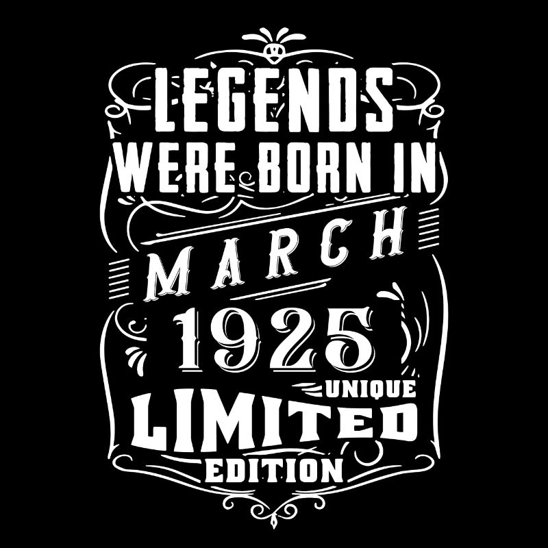Anniversaire Mars 1925 Année Edition Limitée