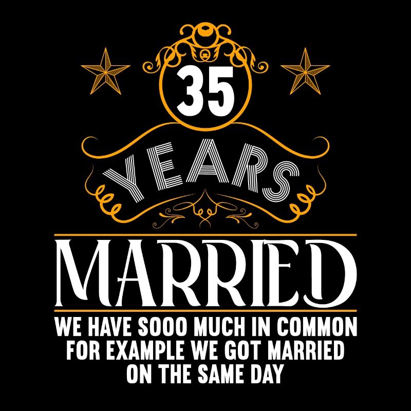 Nous avons beaucoup en commun : 35e anniversaire de mariage