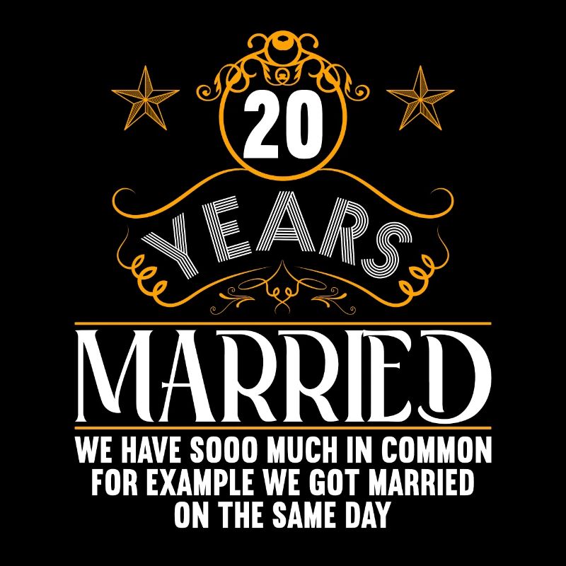 Nous avons beaucoup en commun 20e anniversaire de mariage