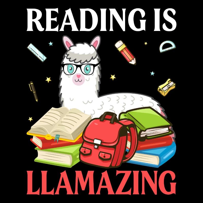 La lecture est Llamazing- Cadeaux de lama - Tshirt de lama