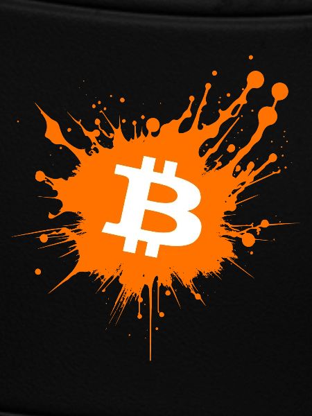 Bitcoin Crypto Cryptocurrency Splash