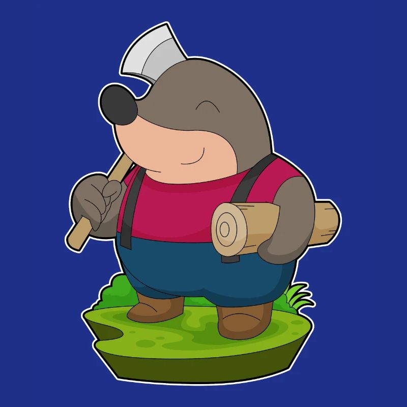 Mole Artisan Axe Tree Trunk