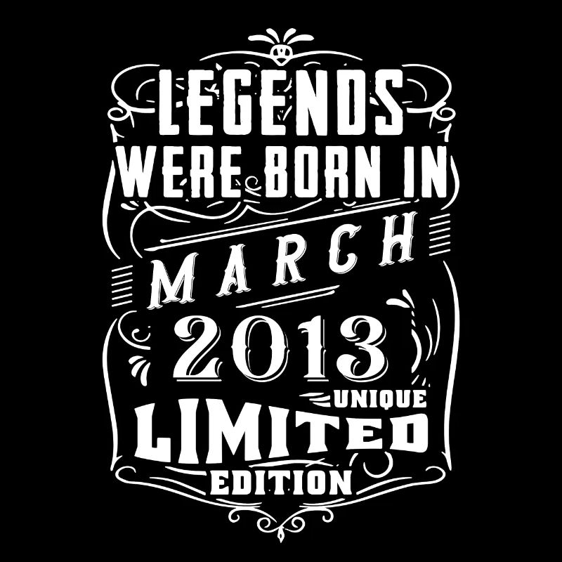 Anniversaire Mars 2013 année Edition Limitée