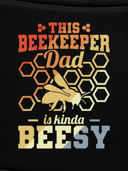 Funny beekeeper father