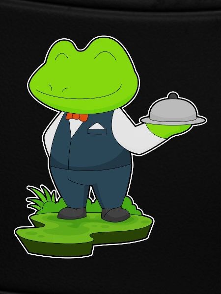 Frosch Koch Servierglocke Kochen