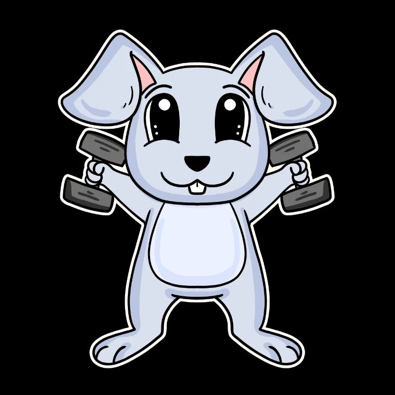 Rabbit Dumbbell Training Strength Training Fitness