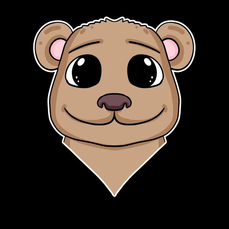 Tête d’animal d’ours Tête d’animal