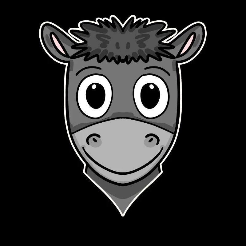 Tête d’âne Tête d’animal Tête d’âne