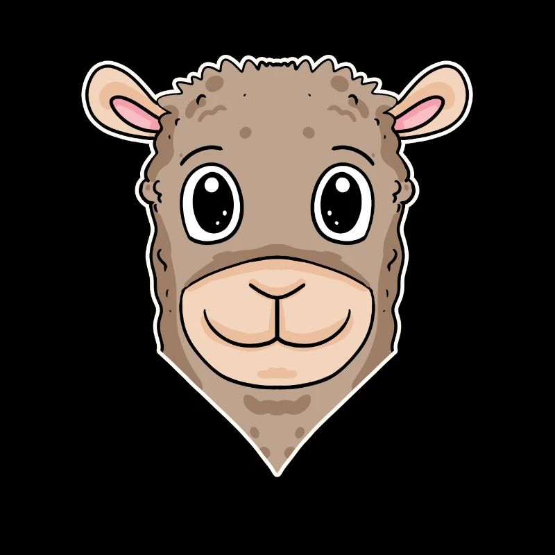 Lama Tierkopf Tier Kopf