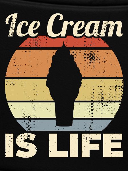 Eiscreme ist Leben