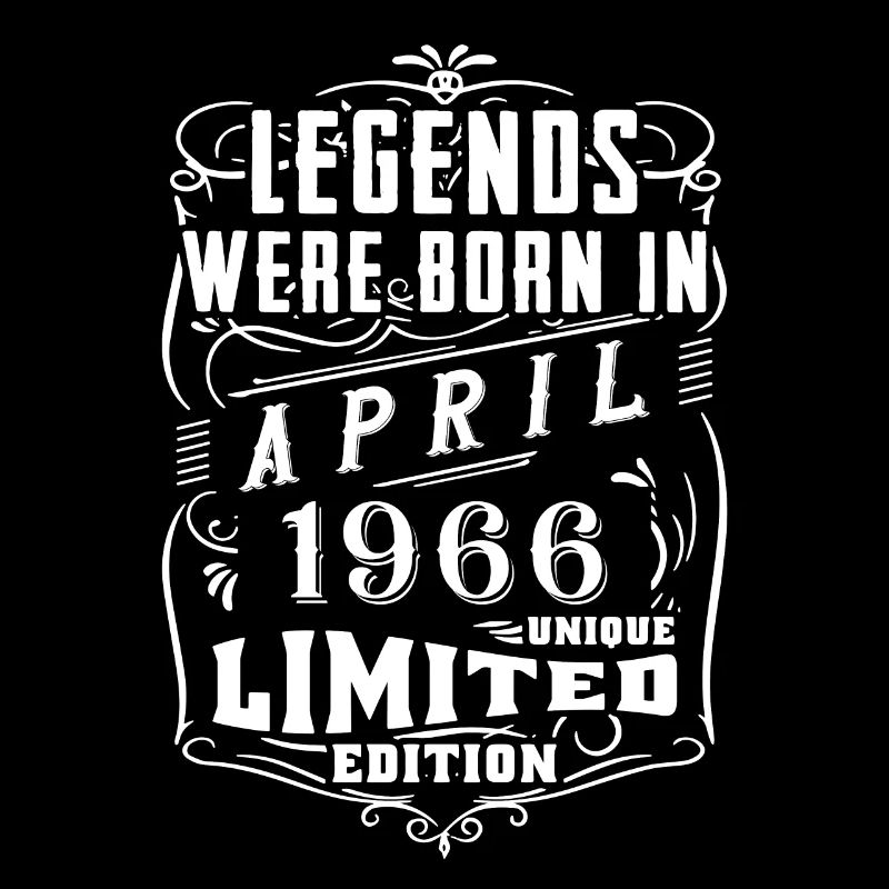 Birthday April 1966 Year Limited Edition