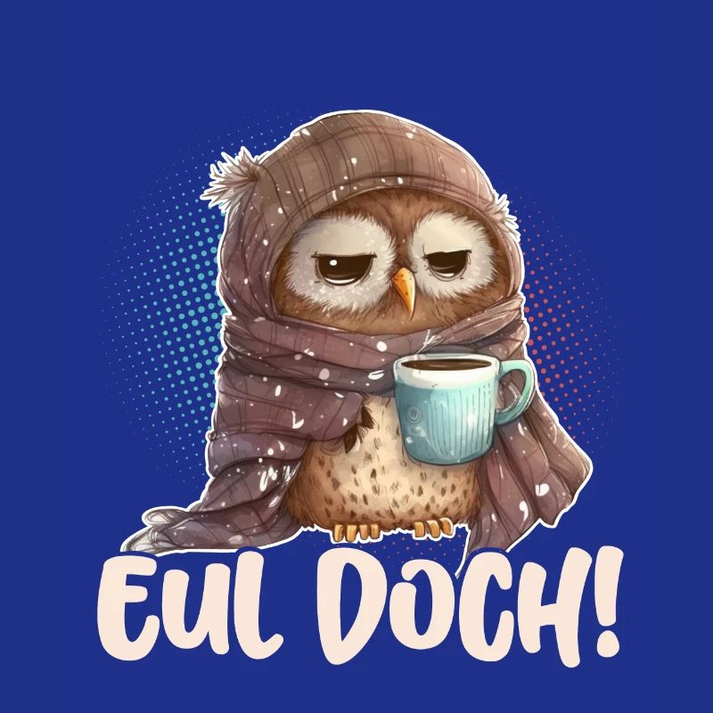 Eul Doch! Eule Lustige Kaffee Sprüche