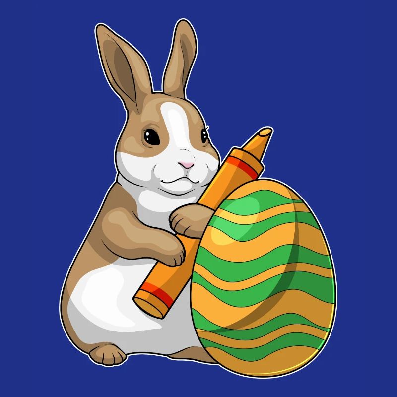 Bunny Easter Easter Egg Painting