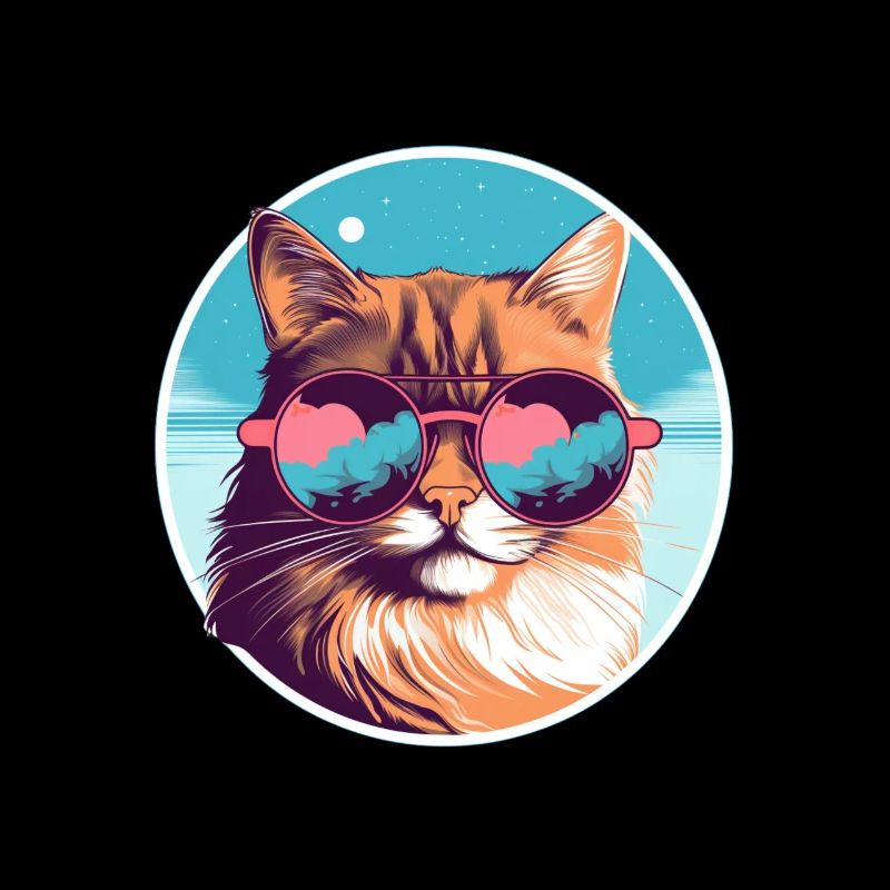 Sun-Purred Kitty Gleam