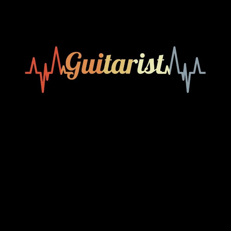 Fréquence de pouls du guitariste vintage