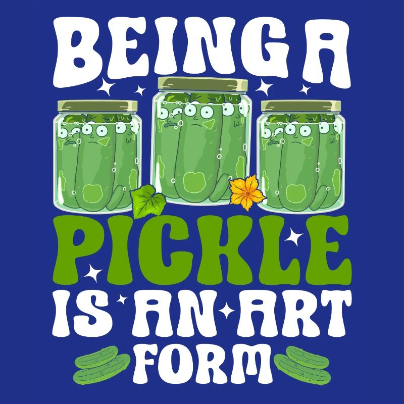 Être un cornichon est une forme d’art - Tshirt concombre
