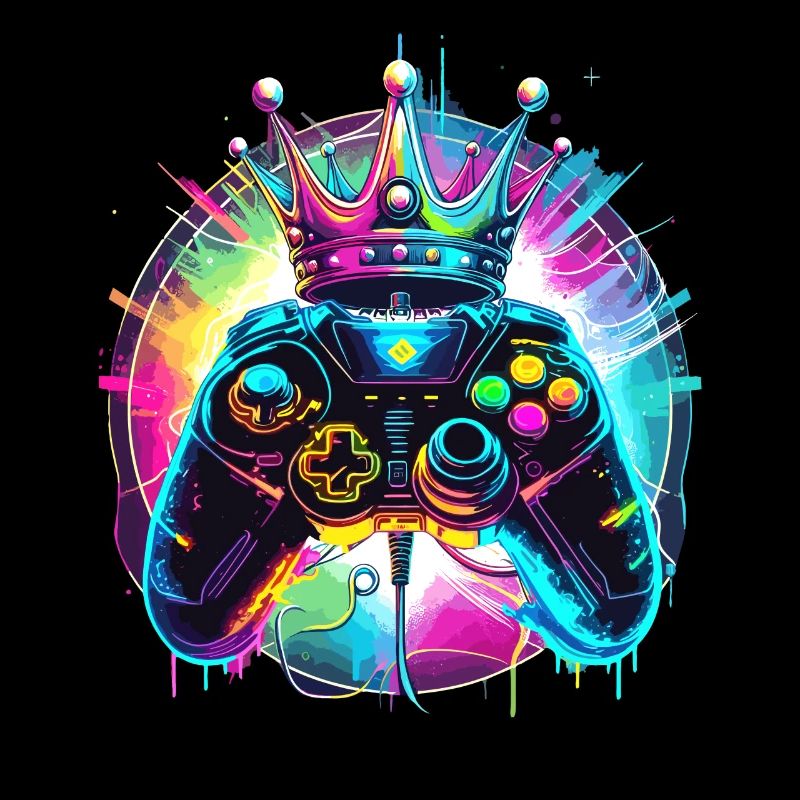 Gaming controller with crown