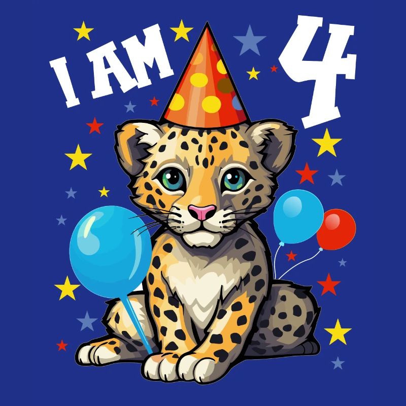 J’ai 4 ans Léopard Léopard 4e anniversaire