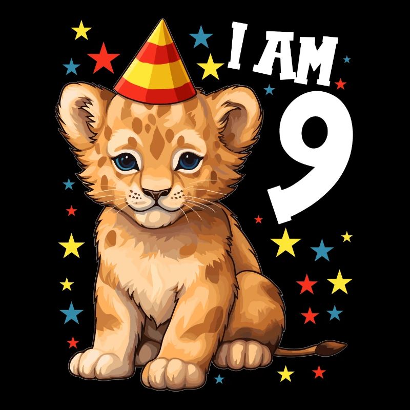J’ai 9 ans Lion Lion 9e anniversaire