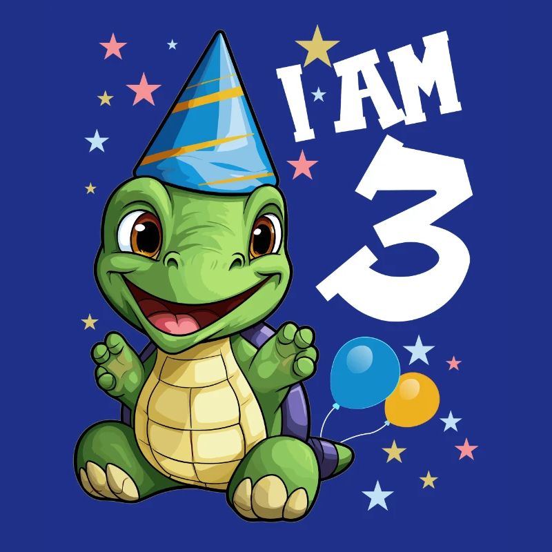 I'm 3 Turtles Turtle 3rd Birthday