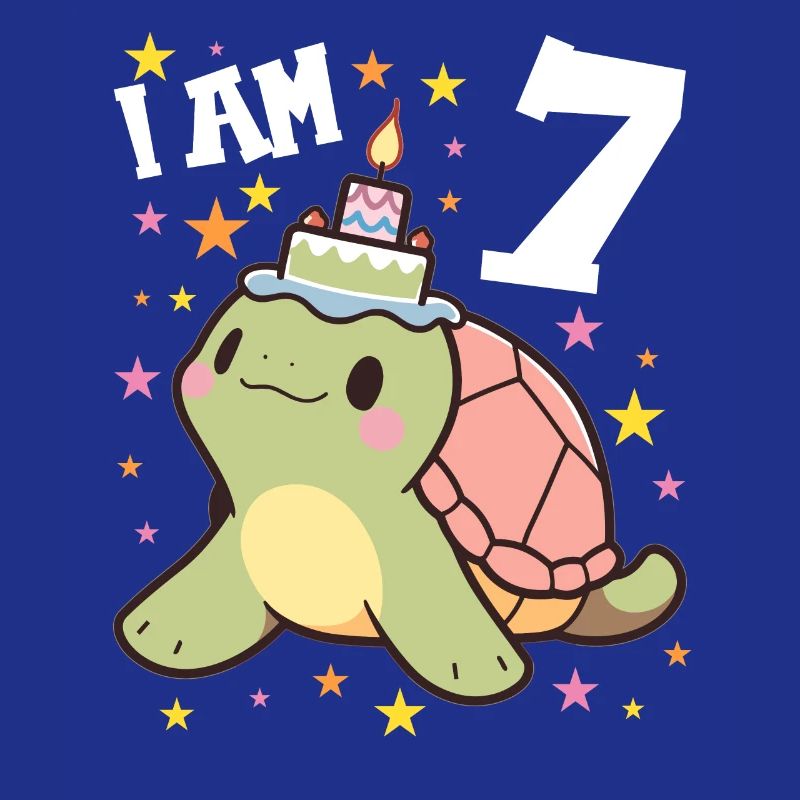I' Turtles Turtle 7th Birthday
