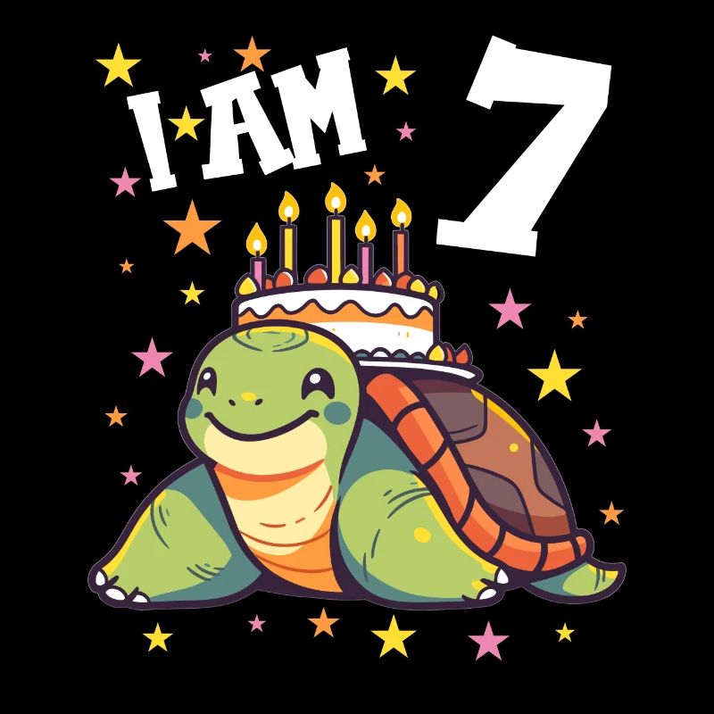 I' Turtles Turtle 7th Birthday