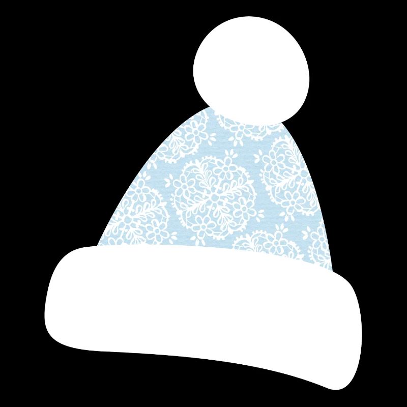 Bonnet Bobble Bonnet Flocons de neige Après-Ski Hiver