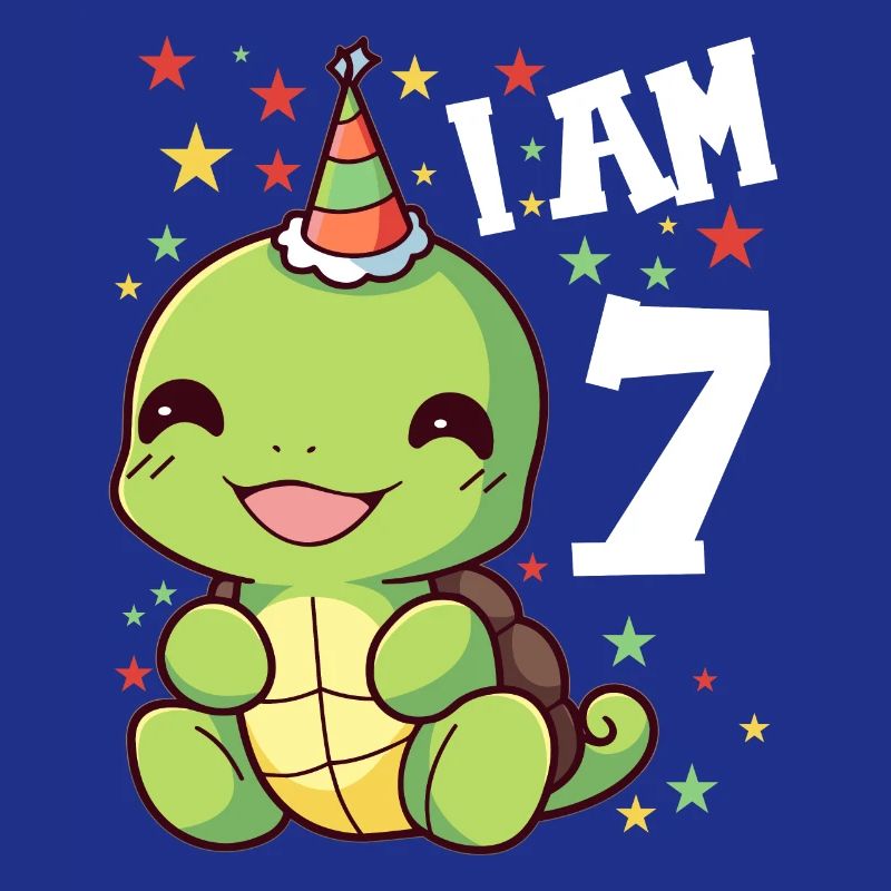 I' Turtles Turtle 7th Birthday
