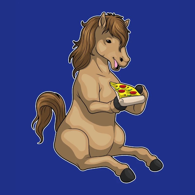 Pferd Pizza