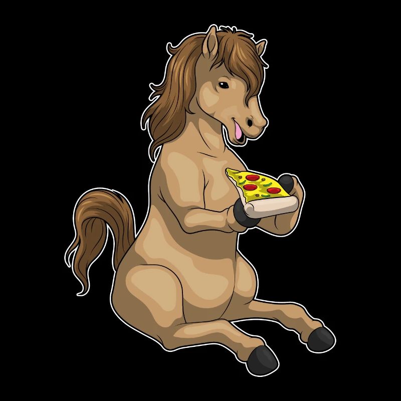 Pizza au cheval