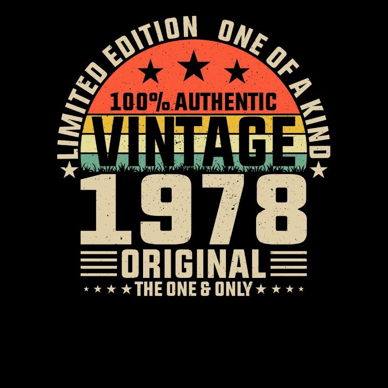 1978 Vintage Original Vintage Retro Geburtstag