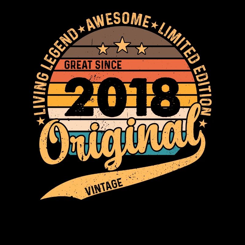 Original 2018 Vintage - 2018 Geburtstagsgeschenk