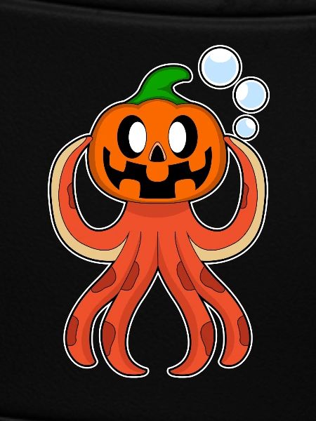 Octopus Halloween Pumpkin