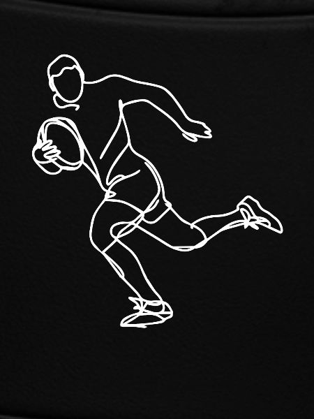 Rugby Player Drawing