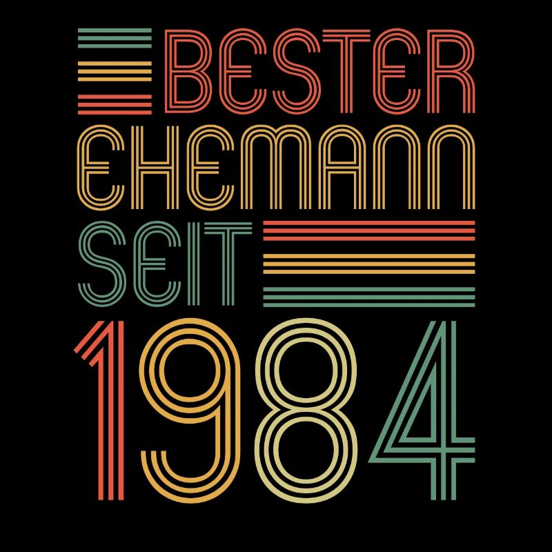 Bester Ehemann seit 1984 40.Hochzeitstag