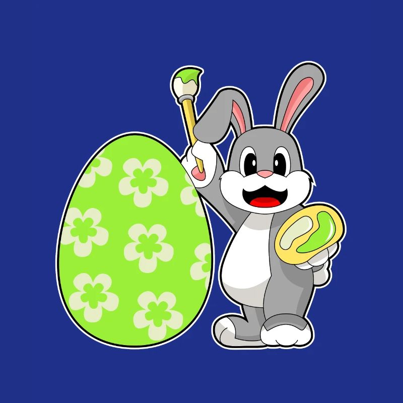 Bunny Easter Easter Egg Painting