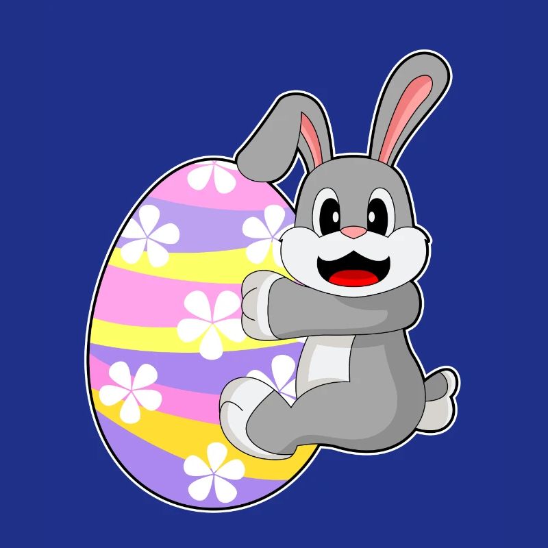 Œuf de Pâques lapin de Pâques