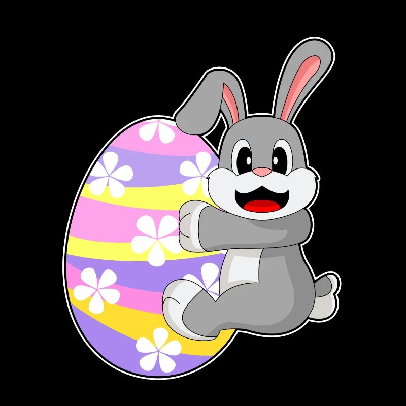 Œuf de Pâques lapin de Pâques