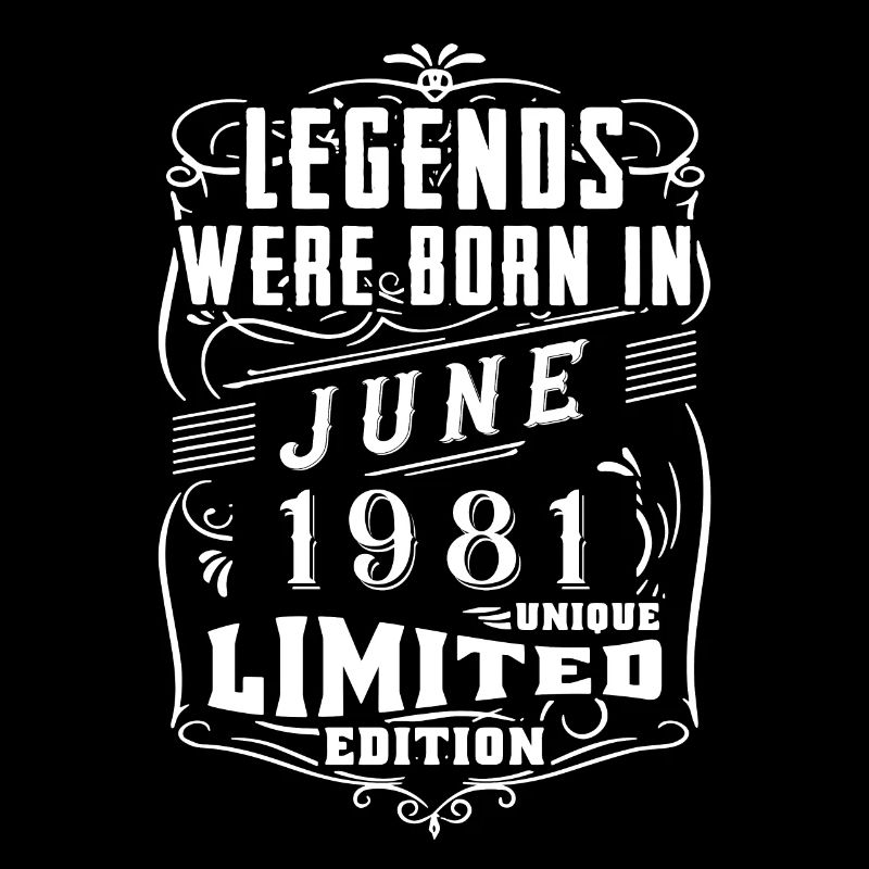 Anniversaire Juin 1981 Année Edition Limitée