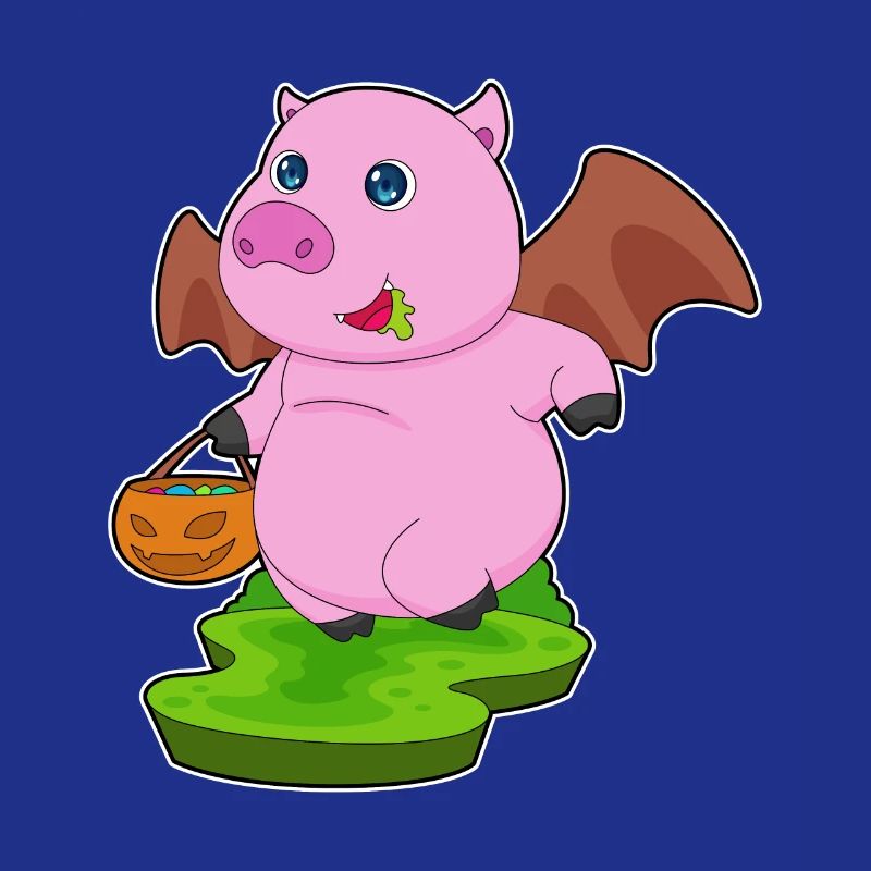 Cochon Halloween Bat