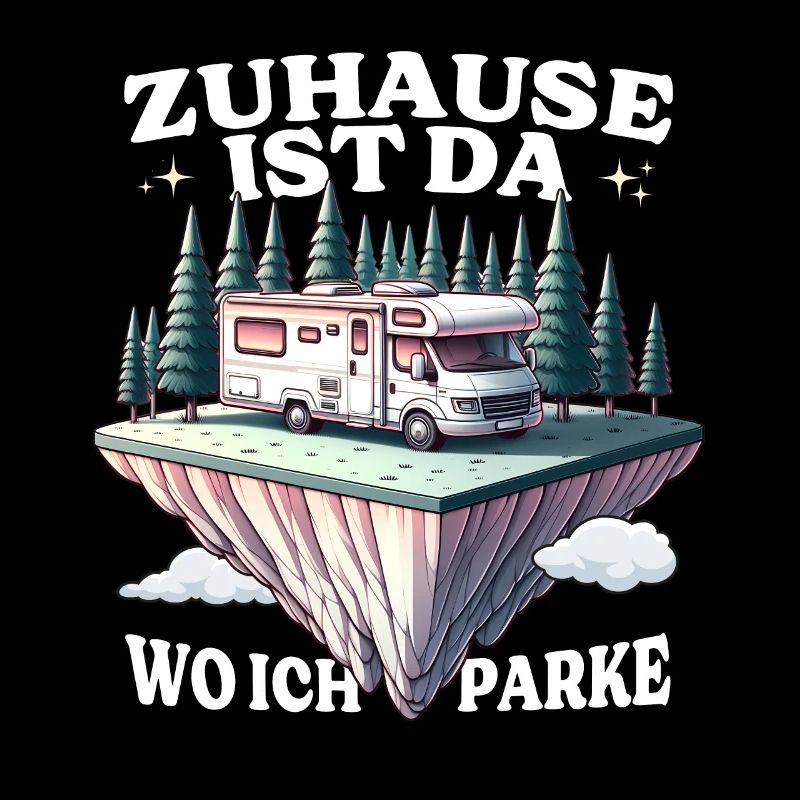 Wohnmobil Camper – Zuhause Ist Da, Wo ich parke