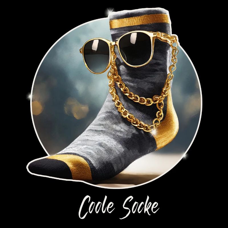 Jeu de mots ambigu sur l’expression allemande – Coole Socke
