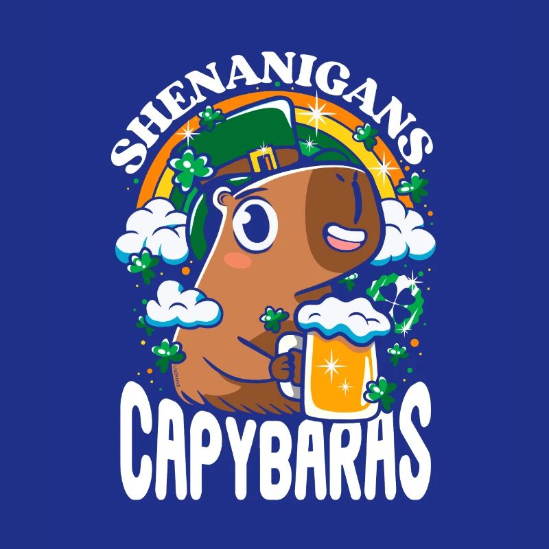 St. Patrick's Day - Shenanigans capybaras