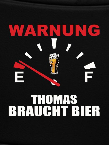 Humorvolles Bierwarnungs-Design