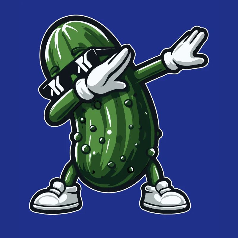 Dabbing Cornichon Dab Concombre Cornichon à l’aneth Drôle