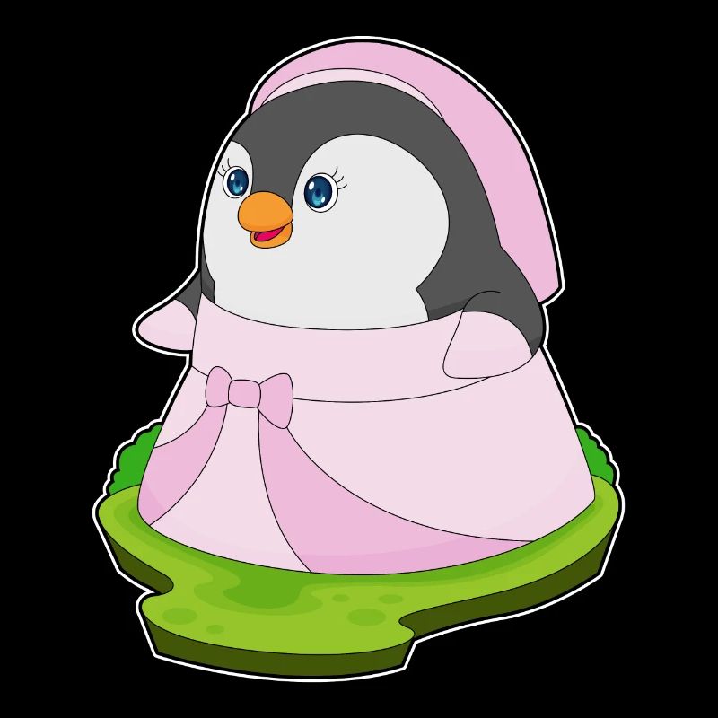 Pinguin Braut Kleid Hochzeit