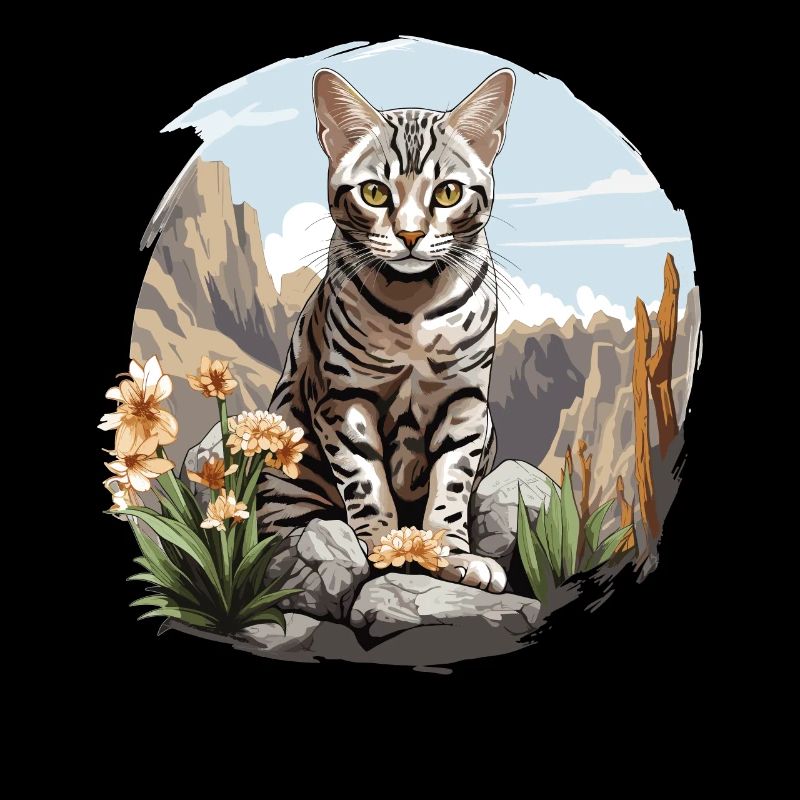 Mau égyptien Chaton Chat égyptien Mau